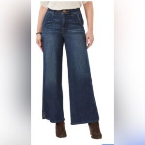 Democracy Blue Flare Wide-Leg Jeans